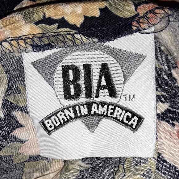 Set Vintage 1990's Y2K * Black Sleeveless Turtleneck & Long Floral Skirt * Sm 4 - Picture 10 of 10